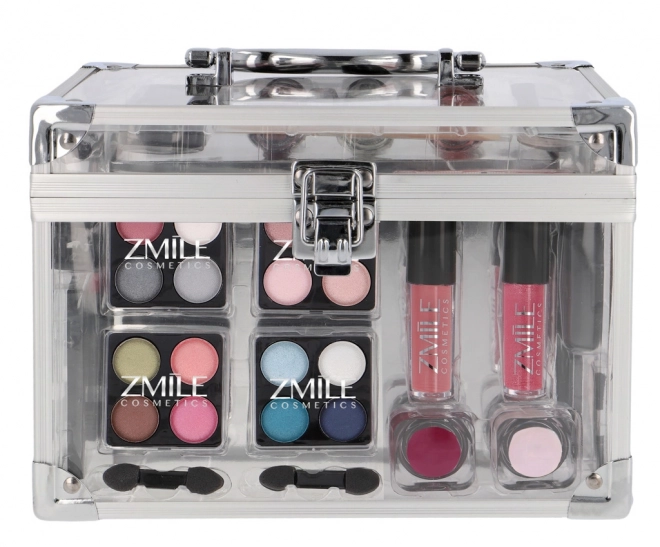 Zmile trusă cosmetică Acrylic – set make-up transparent 42 piese
