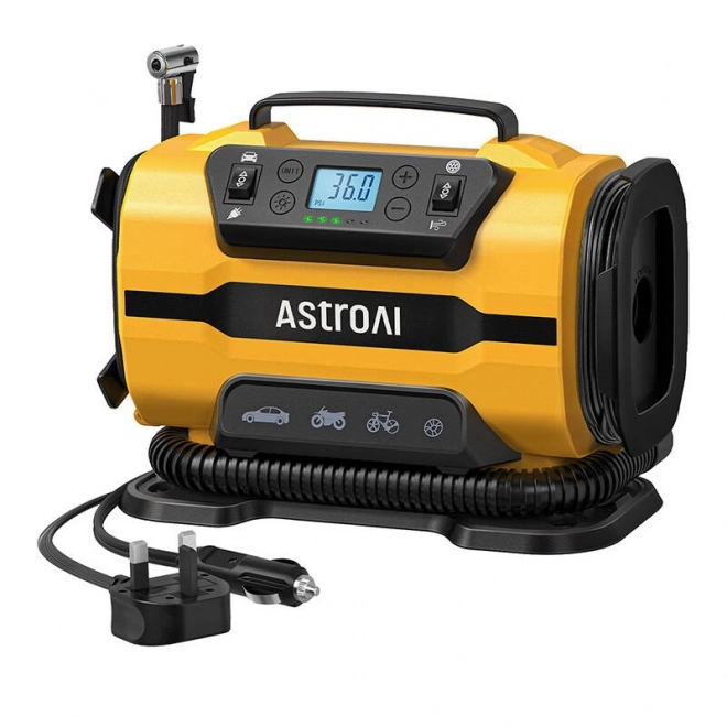 Compresor portabil AstroAI cu putere dublă 150 PSI