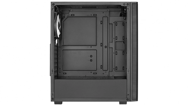 Carcasă mid tower neagră cu RGB