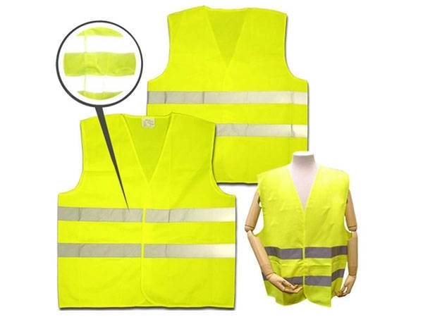 Vestă reflectorizantă galbenă cu scai XXL