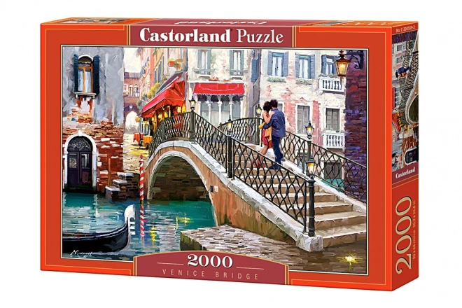 CASTORLAND Puzzle 2000 piese Podul venețian - Podul venețian 92x68cm