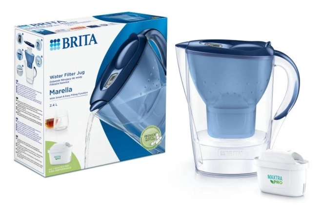 Dzban BRITA Marella cu filtru Maxtra Pro pentru performanțe pure, albastru