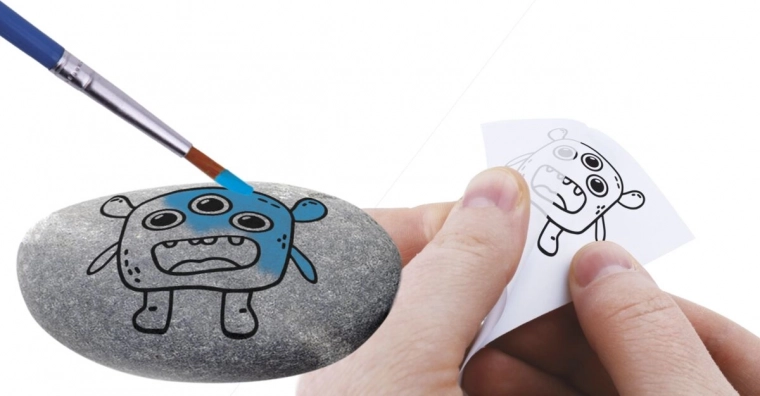 Pictură ușoară cu șabloane