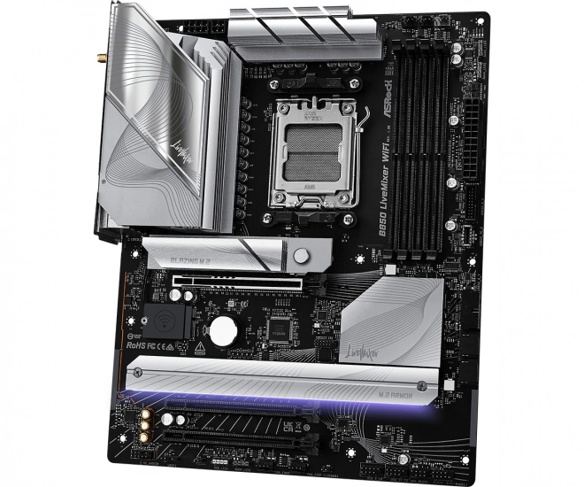 Piesă de bază LiveMixer WiFi AM5 DDR5 USB3.2 ATX