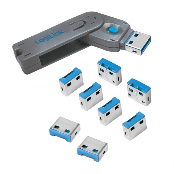 Blocator porturi USB cu cheie