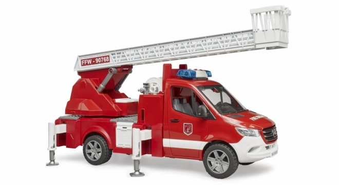 Mașină de pompieri Mercedes-Benz Sprinter cu scară pentru copii
