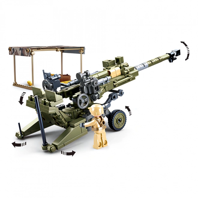 Sluban set de construcții Tunul M777 Howitzer