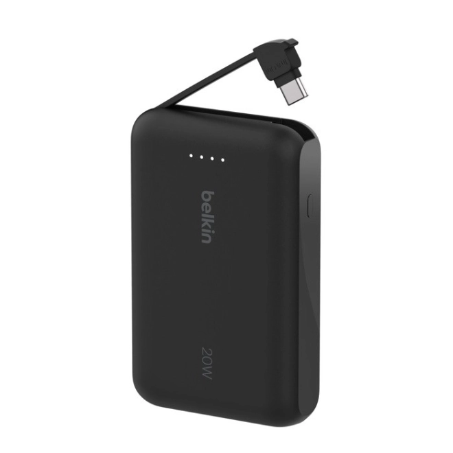 Powerbank BoostCharge 10.000 mAh cu cablu integrat