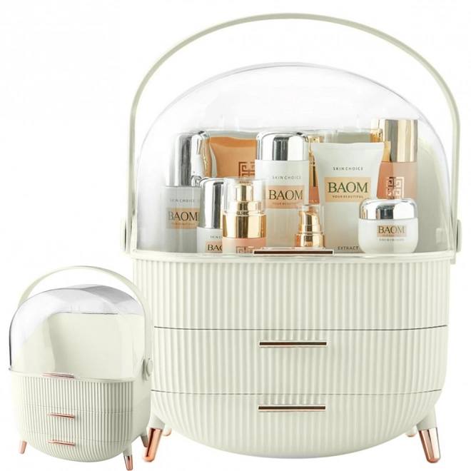 Organizator cosmetică cu sertare elegant și spațios