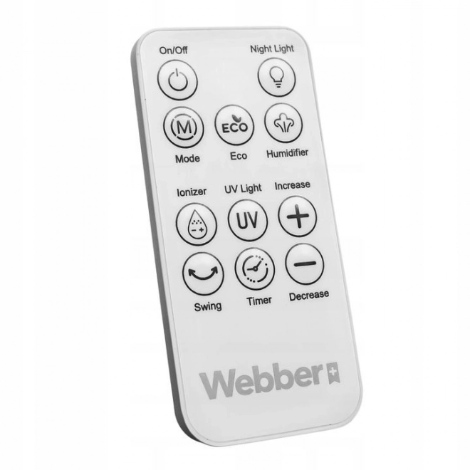 WEBBER WB1820 alb ventilator fără elice cu umidificator de aer