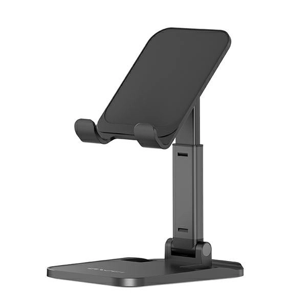Suport de birou negru pentru tablete și smartphone-uri
