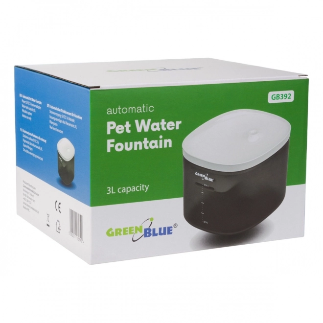 Poideț automat pentru animale GreenBlue 3L, USB, gri