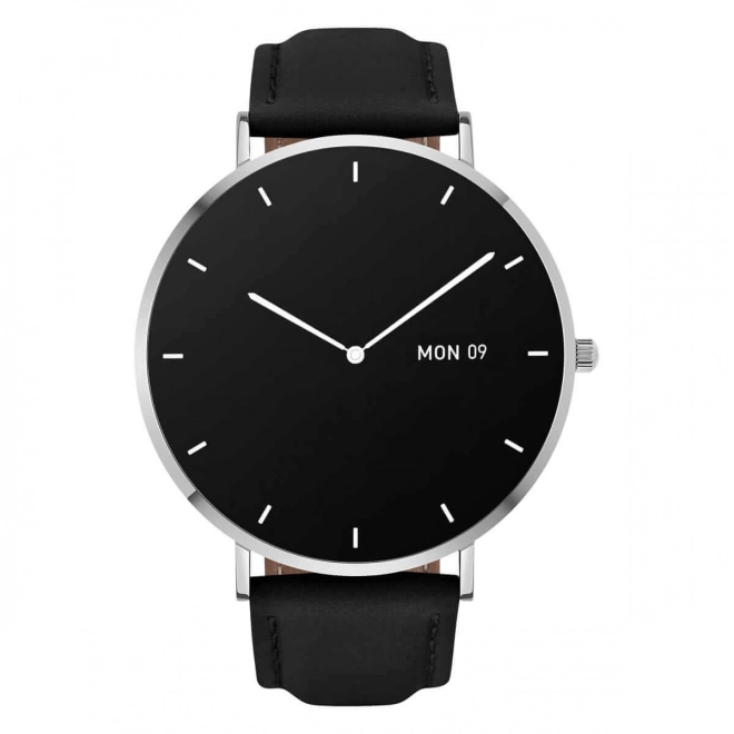 Smartwatch argintiu-negru Verona