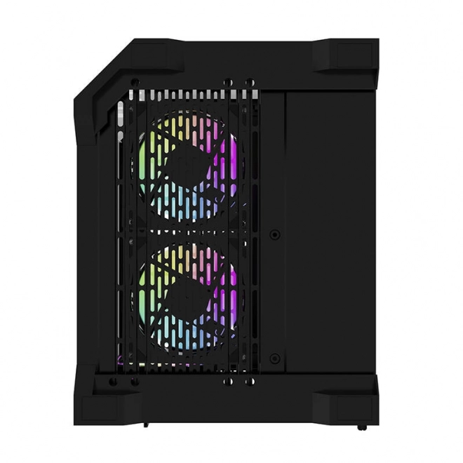 Carcasă PC cu 5 ventilatoare aRGB Darkflash FT350 (negru)