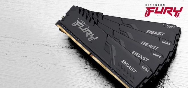 Memorie DDR4 Kingston Fury Beast 16GB 3600MHz CL18