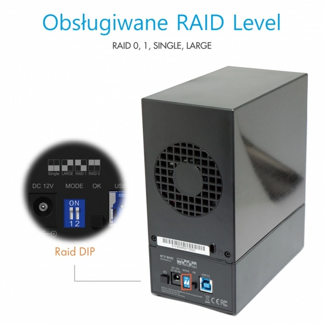 Cutie HDD RAID 2x3.5'' ICY BOX