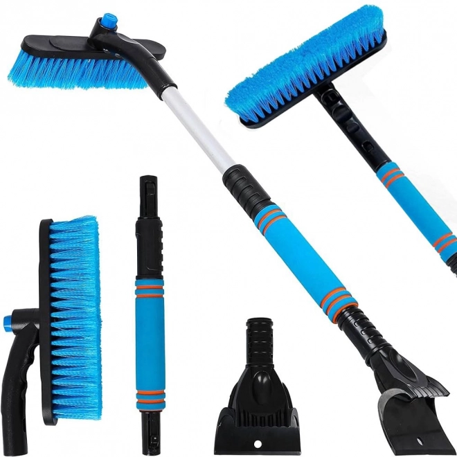 Ștergător telescopic pliabil cu perie pentru automobile