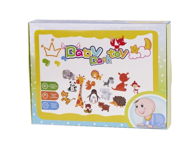 Jucărie de baie puzzle spumă animăluțe