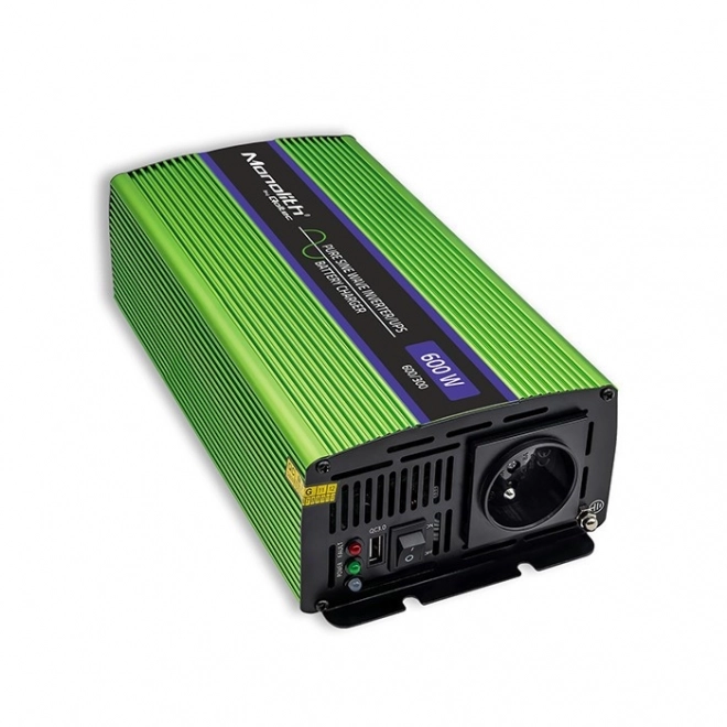 Invertor de tensiune pentru încărcare baterii și UPS 300/600W Qoltec