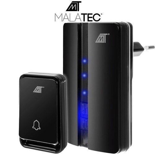 sonerie neagră wireless Malatec
