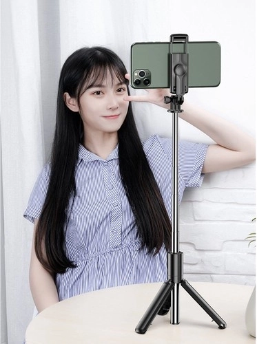 2în1: băț pentru selfie și trepied stabil
