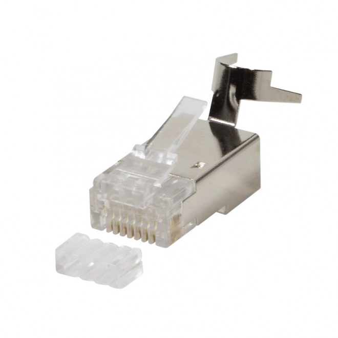 Conectori ecranati RJ45 CAT.6, 6A, 7 - 10 bucăți
