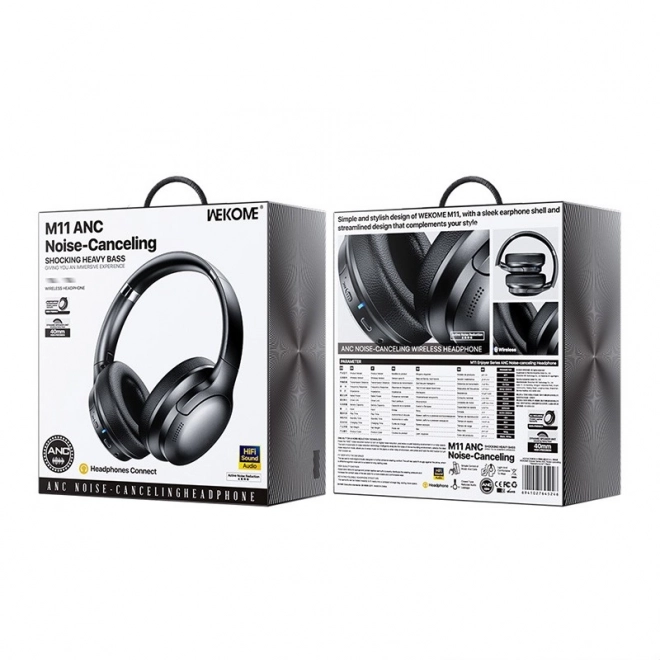 Căști in-ear fără fir Bluetooth V5.3 ANC – Alb