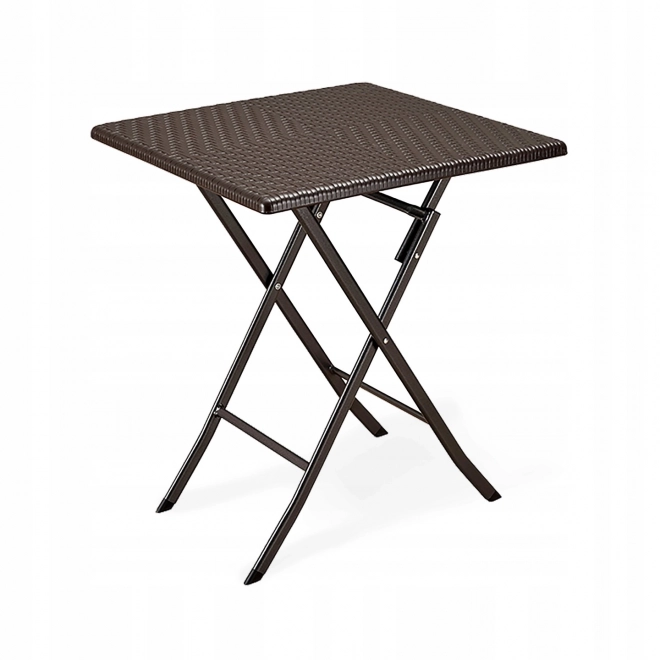 Măsuță de grădină pliabilă ratan balcon 62 cm