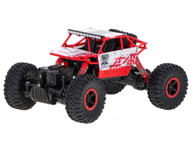 Mașină cu telecomandă RC Rock Crawler HB 2.4GHz 1:18 albastru – Roșu