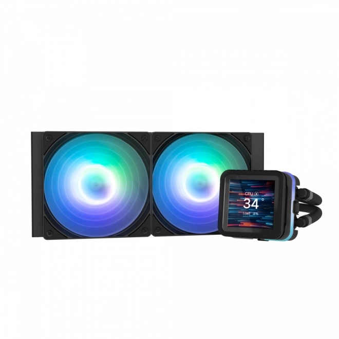 Răcitor CPU lichid Alpha2 DS 240 mm cu iluminare