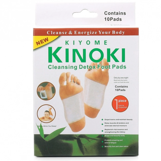Plasturi detoxifiante pentru picioare Kinoki, 10 buc