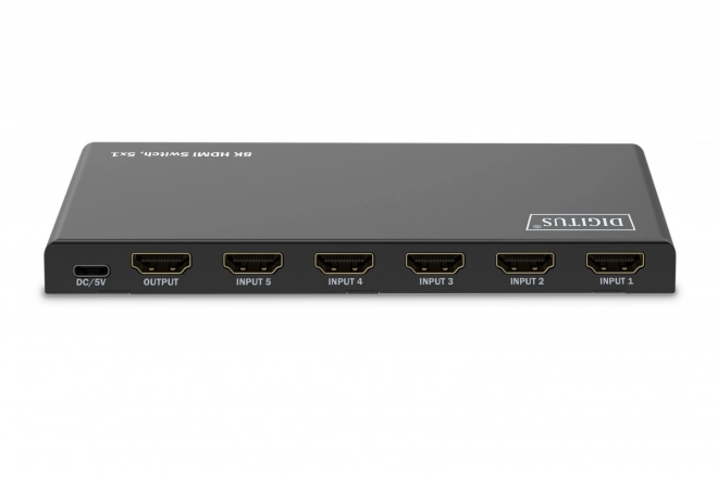 Switch HDMI 8K cu 5 intrări și o ieșire, control prin telecomandă