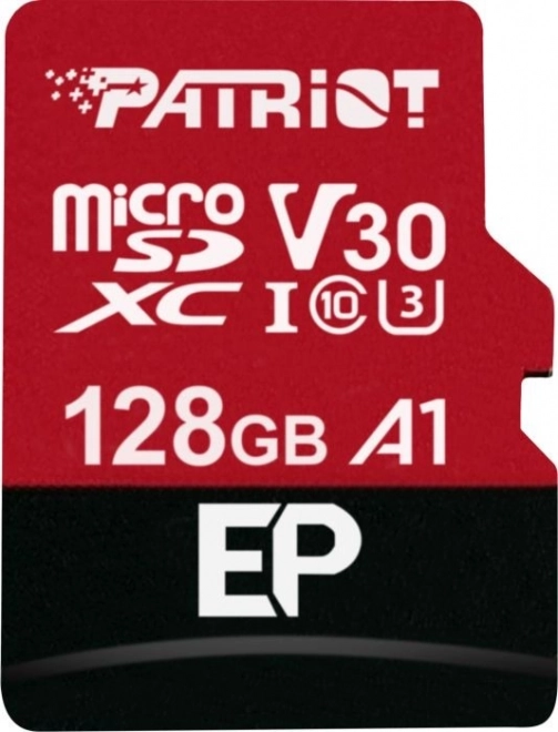 Card de memorie microSDXC 128GB V30 Patriot EP A1