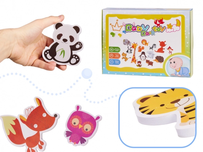 Jucărie de baie puzzle spumă animăluțe