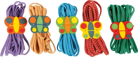 Benzile elastice săltărețe multicolore