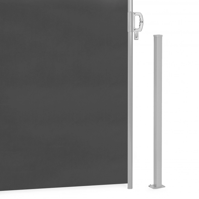 Markiză dublă față 300x300x180 cm paravan solar pentru intimitate antracit MultiGarden
