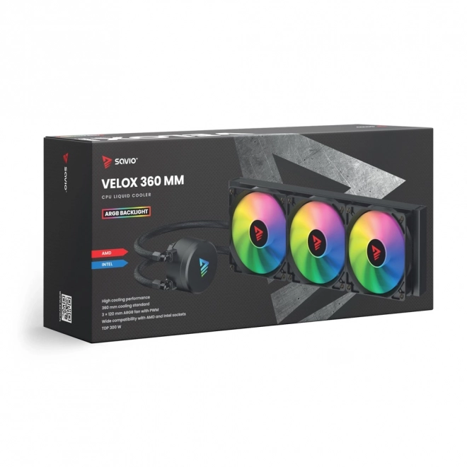 Răcire cu apă CPU ARGB Velox 360mm