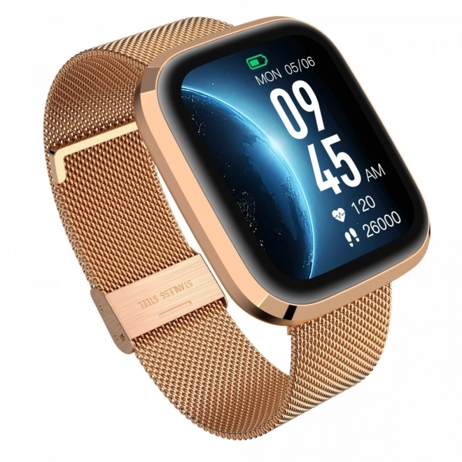Smartwatch Garett Stil Aurie oțel inoxidabil