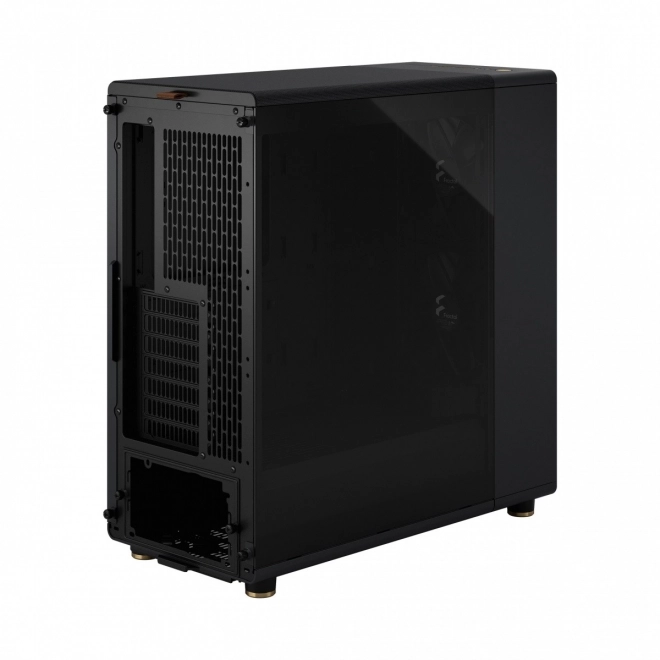 Carcasă Fractal Design North neagră cu elemente din lemn