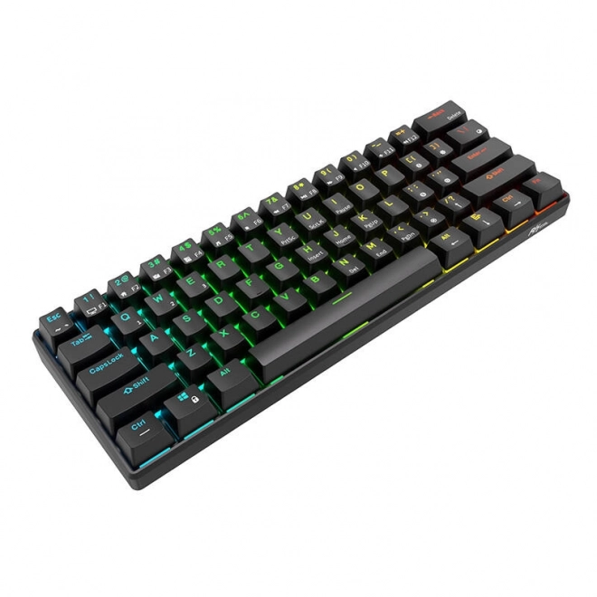 Tastatură mecanică Royal Kludge RK61 RGB cu switch-uri roșii