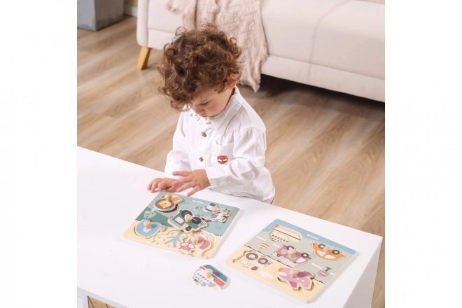 Puzzle cu mânere Polar B pentru copii
