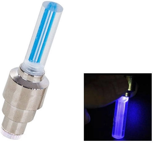 LED albastru intens și cerc luminos de efect