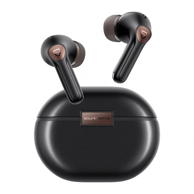 Căști wireless cu ANC Soundpeats Air 4 Pro negre