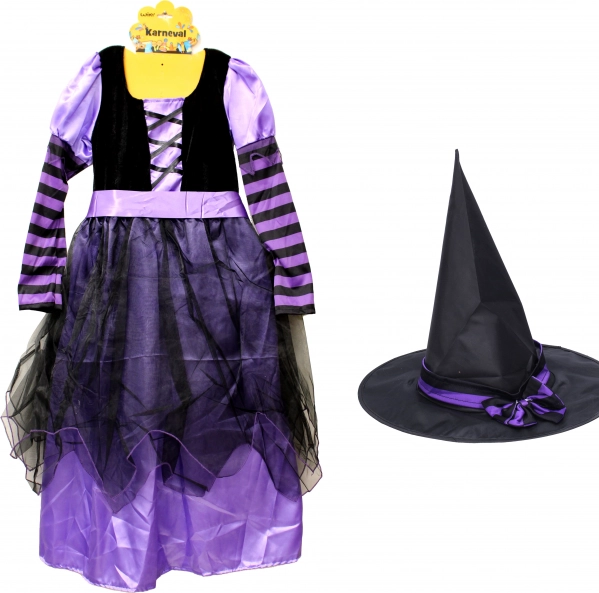Set carnaval vrăjitoare – mov