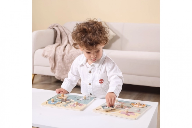 Puzzle cu mânere Polar B pentru copii