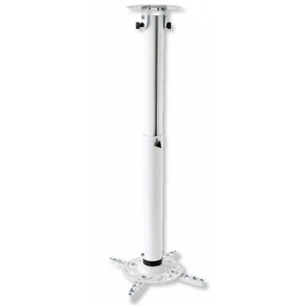 Braț de proiector sufit 50-77cm alb