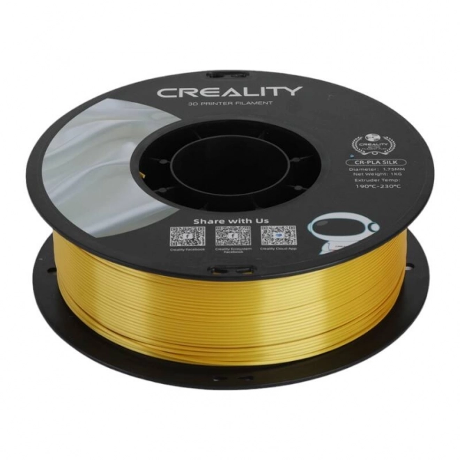 Filament creality cr-silk pla auriu