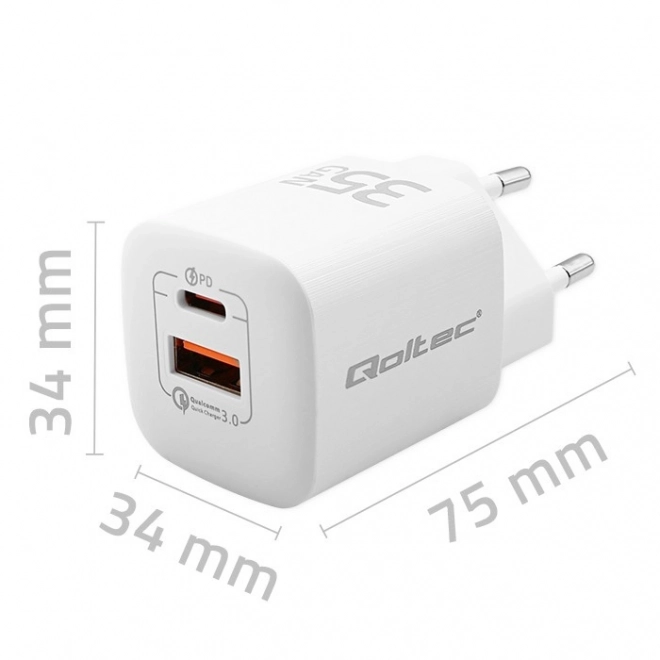 Încărcător 35W GaN ULTRA alb