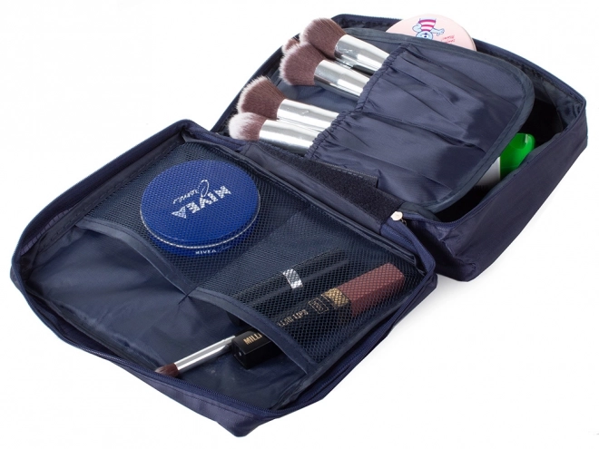 Organizator turistic cosmetice albastru