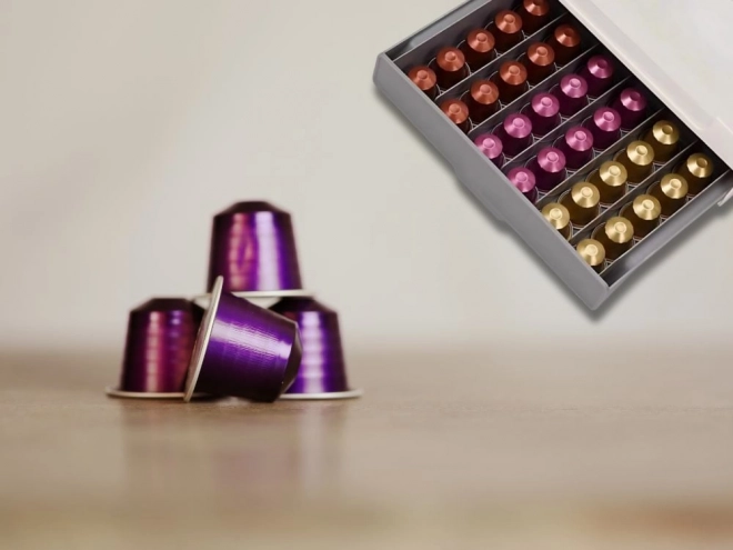 Organizator de capsule cafea cu montare sub dulap pentru Nespresso